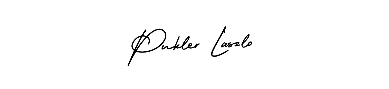 Make a beautiful signature design for name Pukler Laszlo. Use this online signature maker to create a handwritten signature for free. Pukler Laszlo signature style 3 images and pictures png