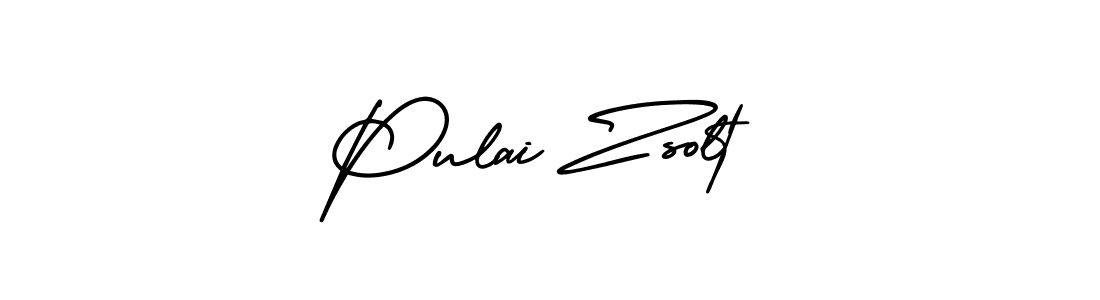 if you are searching for the best signature style for your name Pulai Zsolt. so please give up your signature search. here we have designed multiple signature styles  using AmerikaSignatureDemo-Regular. Pulai Zsolt signature style 3 images and pictures png