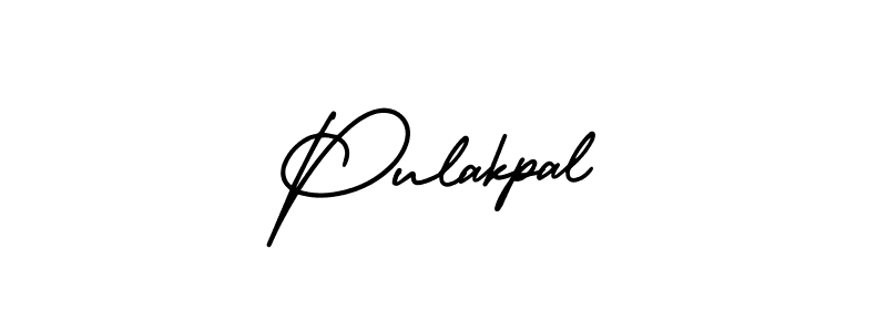 How to Draw Pulakpal signature style? AmerikaSignatureDemo-Regular is a latest design signature styles for name Pulakpal. Pulakpal signature style 3 images and pictures png