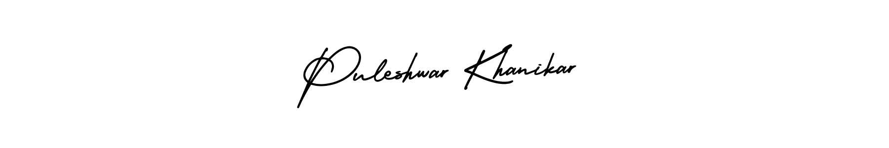 Make a beautiful signature design for name Puleshwar Khanikar. Use this online signature maker to create a handwritten signature for free. Puleshwar Khanikar signature style 3 images and pictures png