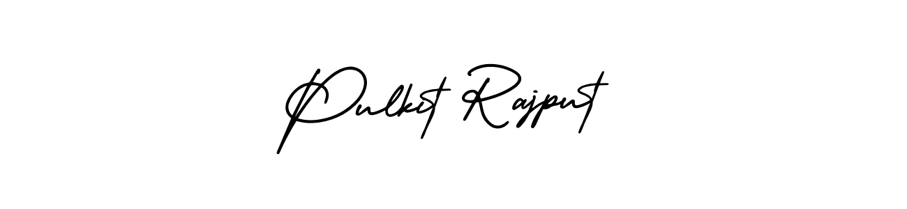 Pulkit Rajput stylish signature style. Best Handwritten Sign (AmerikaSignatureDemo-Regular) for my name. Handwritten Signature Collection Ideas for my name Pulkit Rajput. Pulkit Rajput signature style 3 images and pictures png