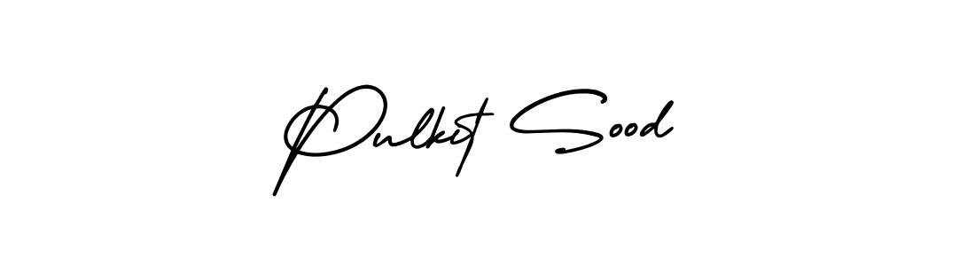 Also You can easily find your signature by using the search form. We will create Pulkit Sood name handwritten signature images for you free of cost using AmerikaSignatureDemo-Regular sign style. Pulkit Sood signature style 3 images and pictures png