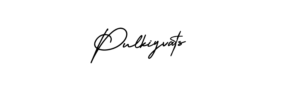 Make a beautiful signature design for name Pulkiyvats. With this signature (AmerikaSignatureDemo-Regular) style, you can create a handwritten signature for free. Pulkiyvats signature style 3 images and pictures png