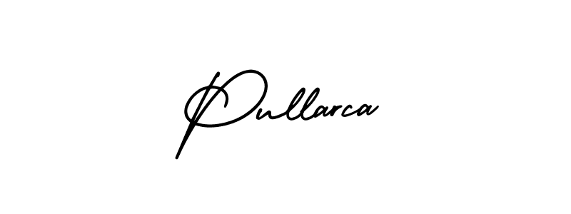 Use a signature maker to create a handwritten signature online. With this signature software, you can design (AmerikaSignatureDemo-Regular) your own signature for name Pullarca. Pullarca signature style 3 images and pictures png