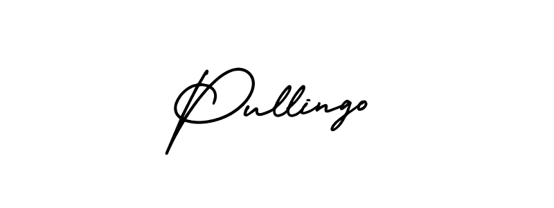 Use a signature maker to create a handwritten signature online. With this signature software, you can design (AmerikaSignatureDemo-Regular) your own signature for name Pullingo. Pullingo signature style 3 images and pictures png