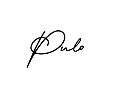 The best way (AmerikaSignatureDemo-Regular) to make a short signature is to pick only two or three words in your name. The name Pulo include a total of six letters. For converting this name. Pulo signature style 3 images and pictures png