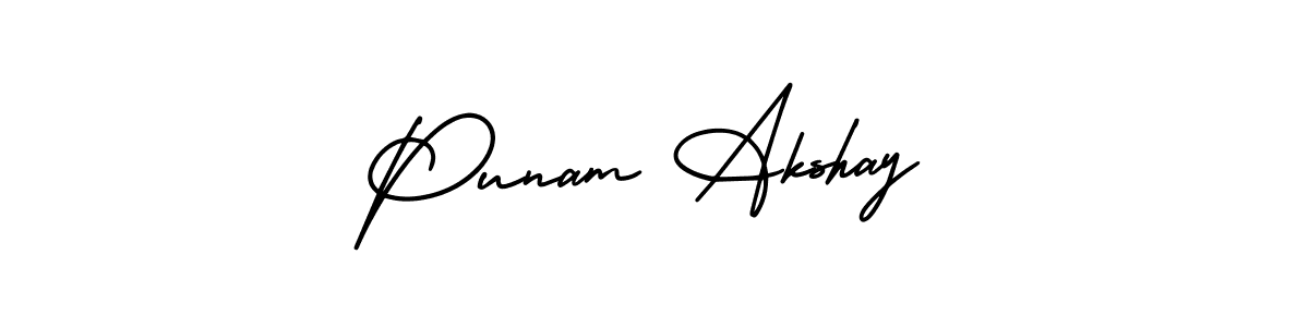 Create a beautiful signature design for name Punam Akshay. With this signature (AmerikaSignatureDemo-Regular) fonts, you can make a handwritten signature for free. Punam Akshay signature style 3 images and pictures png