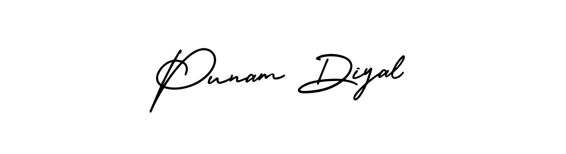 Also You can easily find your signature by using the search form. We will create Punam Diyal name handwritten signature images for you free of cost using AmerikaSignatureDemo-Regular sign style. Punam Diyal signature style 3 images and pictures png