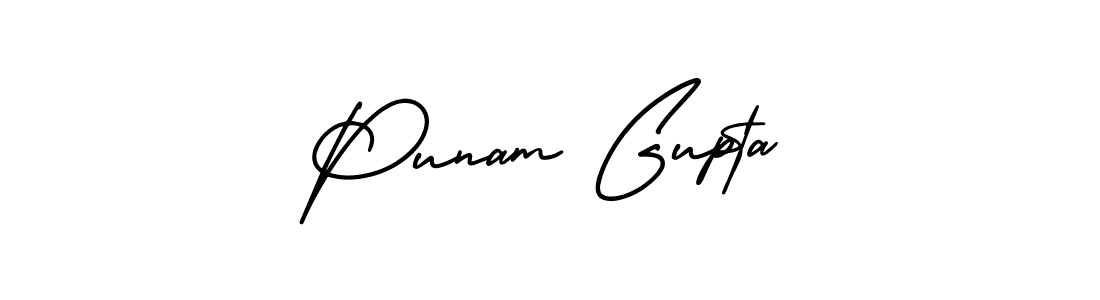 This is the best signature style for the Punam Gupta name. Also you like these signature font (AmerikaSignatureDemo-Regular). Mix name signature. Punam Gupta signature style 3 images and pictures png