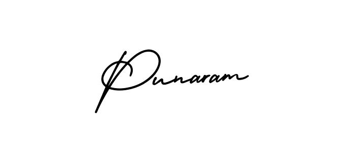Make a short Punaram signature style. Manage your documents anywhere anytime using AmerikaSignatureDemo-Regular. Create and add eSignatures, submit forms, share and send files easily. Punaram signature style 3 images and pictures png