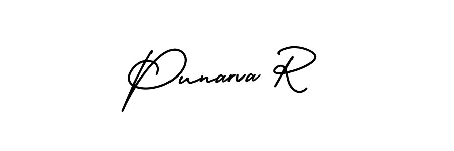 Similarly AmerikaSignatureDemo-Regular is the best handwritten signature design. Signature creator online .You can use it as an online autograph creator for name Punarva R. Punarva R signature style 3 images and pictures png