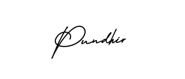 Also we have Pundhir name is the best signature style. Create professional handwritten signature collection using AmerikaSignatureDemo-Regular autograph style. Pundhir signature style 3 images and pictures png