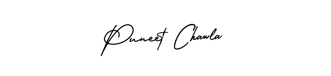 Best and Professional Signature Style for Puneet Chawla. AmerikaSignatureDemo-Regular Best Signature Style Collection. Puneet Chawla signature style 3 images and pictures png