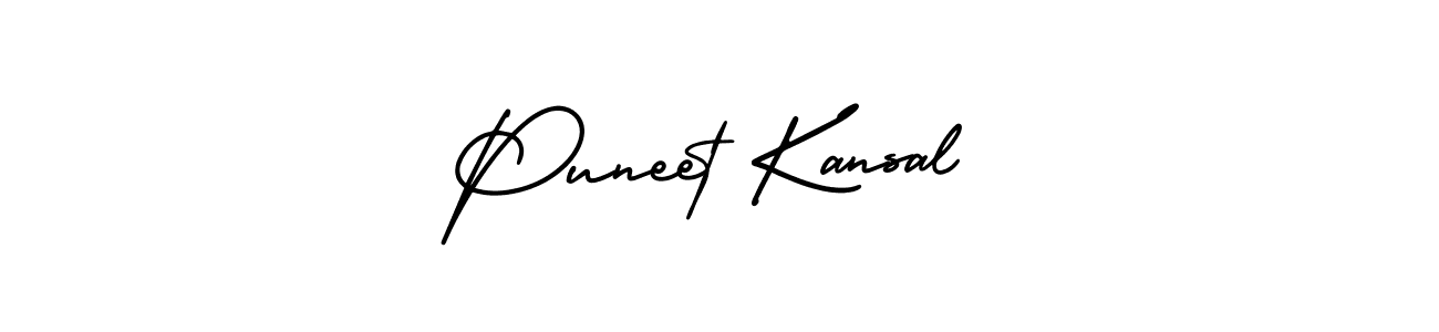 Make a short Puneet Kansal signature style. Manage your documents anywhere anytime using AmerikaSignatureDemo-Regular. Create and add eSignatures, submit forms, share and send files easily. Puneet Kansal signature style 3 images and pictures png