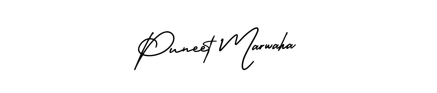 How to make Puneet Marwaha signature? AmerikaSignatureDemo-Regular is a professional autograph style. Create handwritten signature for Puneet Marwaha name. Puneet Marwaha signature style 3 images and pictures png