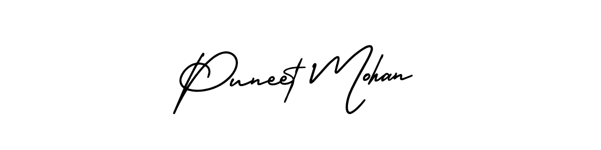 if you are searching for the best signature style for your name Puneet Mohan. so please give up your signature search. here we have designed multiple signature styles  using AmerikaSignatureDemo-Regular. Puneet Mohan signature style 3 images and pictures png