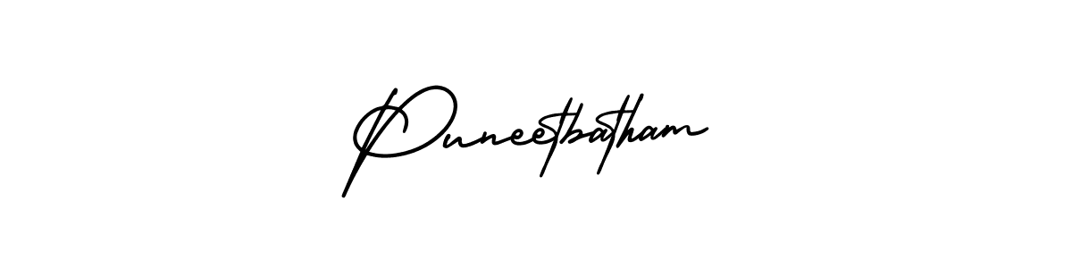 Also we have Puneetbatham name is the best signature style. Create professional handwritten signature collection using AmerikaSignatureDemo-Regular autograph style. Puneetbatham signature style 3 images and pictures png