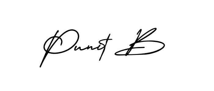 Make a short Punit B signature style. Manage your documents anywhere anytime using AmerikaSignatureDemo-Regular. Create and add eSignatures, submit forms, share and send files easily. Punit B signature style 3 images and pictures png