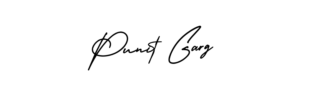 How to make Punit Garg signature? AmerikaSignatureDemo-Regular is a professional autograph style. Create handwritten signature for Punit Garg name. Punit Garg signature style 3 images and pictures png