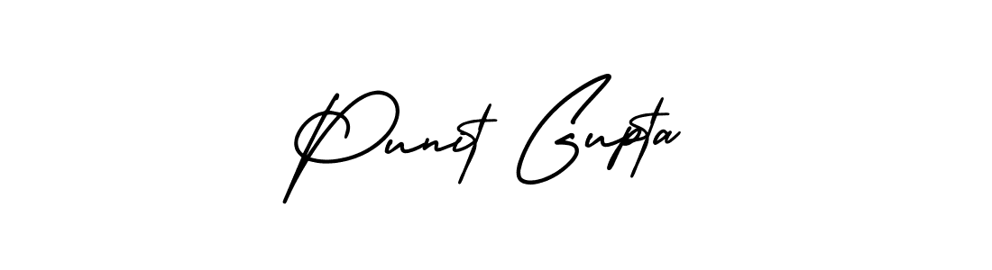 How to make Punit Gupta signature? AmerikaSignatureDemo-Regular is a professional autograph style. Create handwritten signature for Punit Gupta name. Punit Gupta signature style 3 images and pictures png