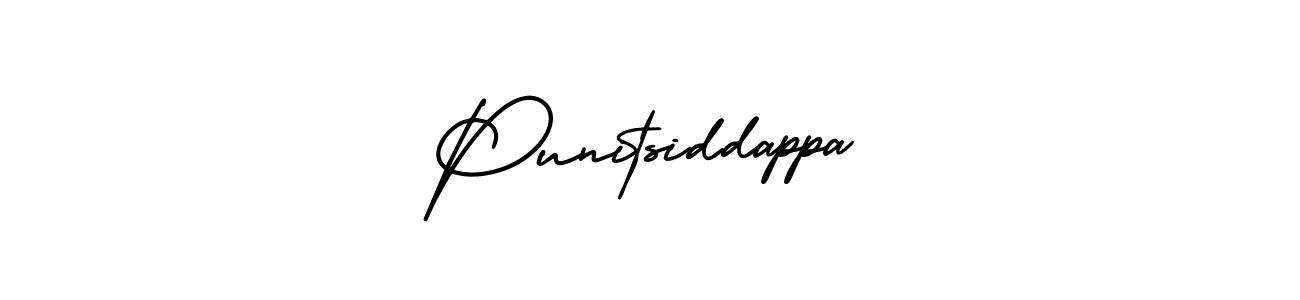 This is the best signature style for the Punitsiddappa name. Also you like these signature font (AmerikaSignatureDemo-Regular). Mix name signature. Punitsiddappa signature style 3 images and pictures png