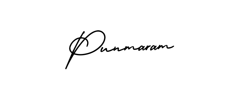 Make a beautiful signature design for name Punmaram. Use this online signature maker to create a handwritten signature for free. Punmaram signature style 3 images and pictures png