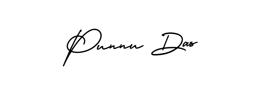 Make a beautiful signature design for name Punnu Das. With this signature (AmerikaSignatureDemo-Regular) style, you can create a handwritten signature for free. Punnu Das signature style 3 images and pictures png