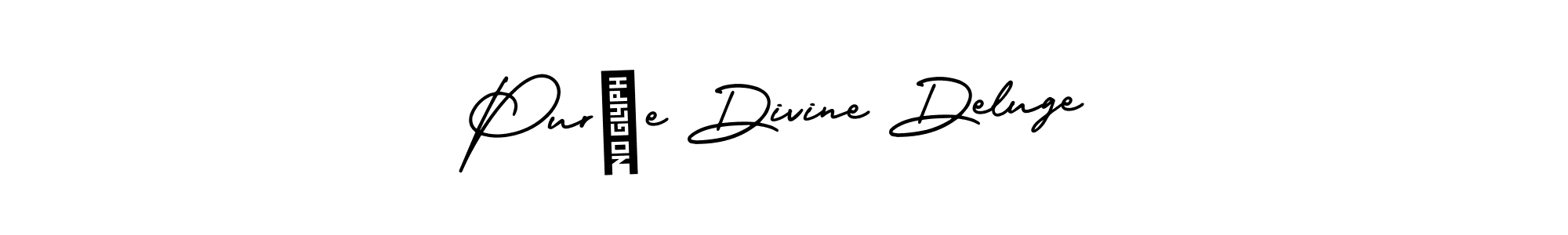 Best and Professional Signature Style for Purée Divine Deluge. AmerikaSignatureDemo-Regular Best Signature Style Collection. Purée Divine Deluge signature style 3 images and pictures png