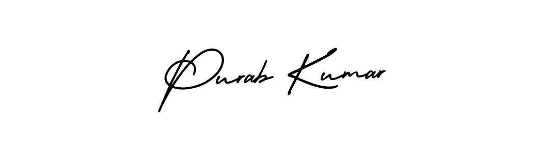 Best and Professional Signature Style for Purab Kumar. AmerikaSignatureDemo-Regular Best Signature Style Collection. Purab Kumar signature style 3 images and pictures png