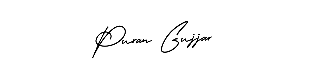 Check out images of Autograph of Puran Gujjar name. Actor Puran Gujjar Signature Style. AmerikaSignatureDemo-Regular is a professional sign style online. Puran Gujjar signature style 3 images and pictures png