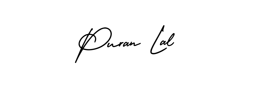 How to Draw Puran Lal signature style? AmerikaSignatureDemo-Regular is a latest design signature styles for name Puran Lal. Puran Lal signature style 3 images and pictures png