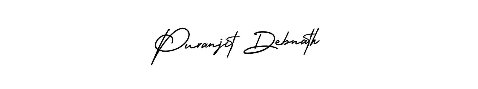 Check out images of Autograph of Puranjit Debnath name. Actor Puranjit Debnath Signature Style. AmerikaSignatureDemo-Regular is a professional sign style online. Puranjit Debnath signature style 3 images and pictures png
