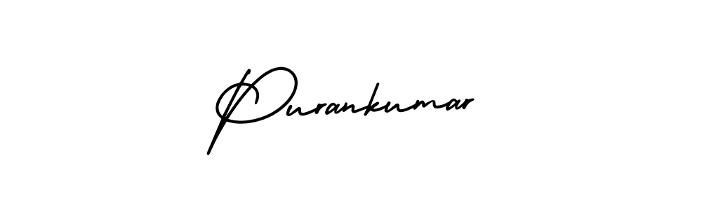 Make a beautiful signature design for name Purankumar. With this signature (AmerikaSignatureDemo-Regular) style, you can create a handwritten signature for free. Purankumar signature style 3 images and pictures png