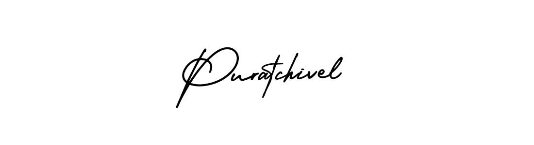 Create a beautiful signature design for name Puratchivel. With this signature (AmerikaSignatureDemo-Regular) fonts, you can make a handwritten signature for free. Puratchivel signature style 3 images and pictures png