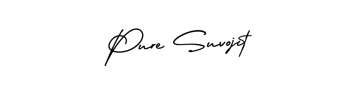 Make a beautiful signature design for name Pure Suvojit. Use this online signature maker to create a handwritten signature for free. Pure Suvojit signature style 3 images and pictures png