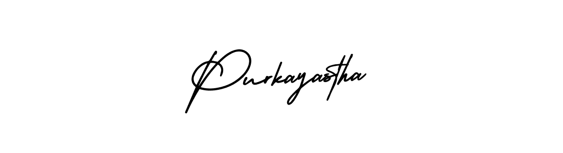 Design your own signature with our free online signature maker. With this signature software, you can create a handwritten (AmerikaSignatureDemo-Regular) signature for name Purkayastha. Purkayastha signature style 3 images and pictures png