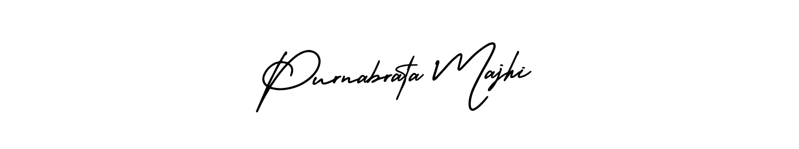 Use a signature maker to create a handwritten signature online. With this signature software, you can design (AmerikaSignatureDemo-Regular) your own signature for name Purnabrata Majhi. Purnabrata Majhi signature style 3 images and pictures png