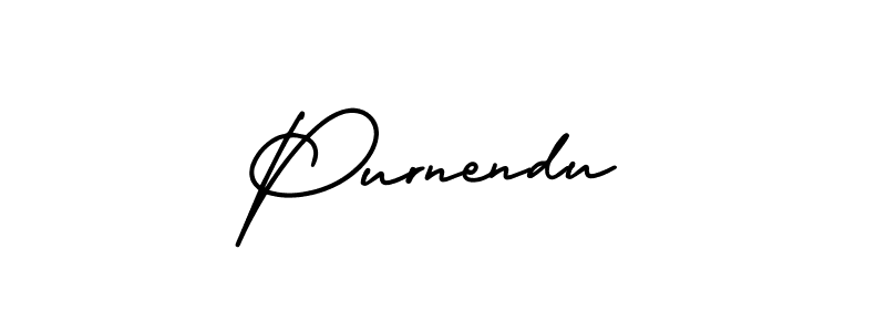 Also You can easily find your signature by using the search form. We will create Purnendu name handwritten signature images for you free of cost using AmerikaSignatureDemo-Regular sign style. Purnendu signature style 3 images and pictures png