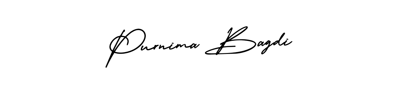 How to Draw Purnima Bagdi signature style? AmerikaSignatureDemo-Regular is a latest design signature styles for name Purnima Bagdi. Purnima Bagdi signature style 3 images and pictures png