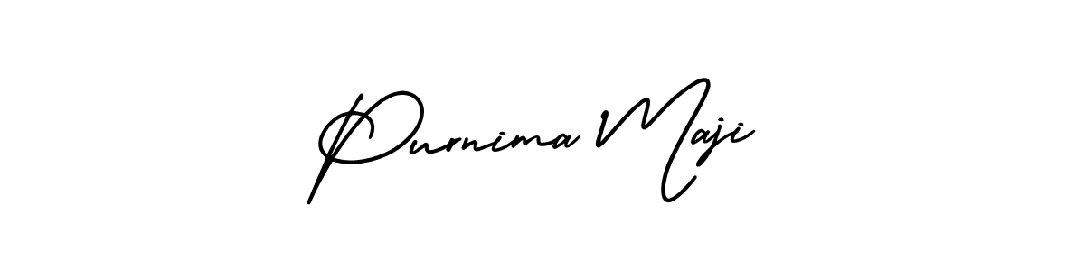 AmerikaSignatureDemo-Regular is a professional signature style that is perfect for those who want to add a touch of class to their signature. It is also a great choice for those who want to make their signature more unique. Get Purnima Maji name to fancy signature for free. Purnima Maji signature style 3 images and pictures png