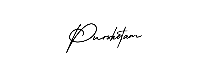 Best and Professional Signature Style for Purshotam. AmerikaSignatureDemo-Regular Best Signature Style Collection. Purshotam signature style 3 images and pictures png