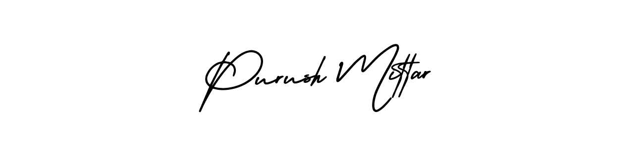 Make a beautiful signature design for name Purush Mittar. Use this online signature maker to create a handwritten signature for free. Purush Mittar signature style 3 images and pictures png