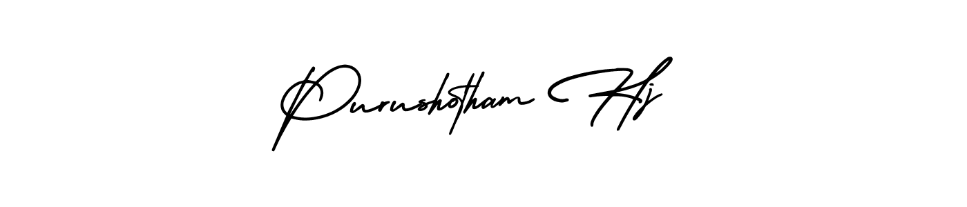 How to make Purushotham Hj signature? AmerikaSignatureDemo-Regular is a professional autograph style. Create handwritten signature for Purushotham Hj name. Purushotham Hj signature style 3 images and pictures png