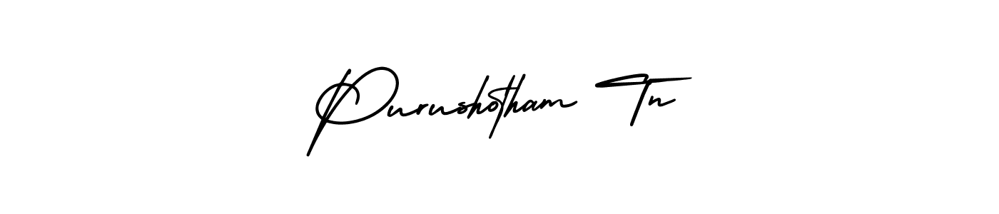 Also You can easily find your signature by using the search form. We will create Purushotham Tn name handwritten signature images for you free of cost using AmerikaSignatureDemo-Regular sign style. Purushotham Tn signature style 3 images and pictures png