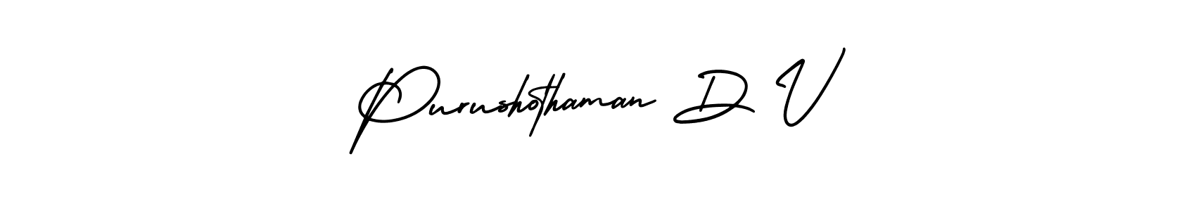 How to Draw Purushothaman D V signature style? AmerikaSignatureDemo-Regular is a latest design signature styles for name Purushothaman D V. Purushothaman D V signature style 3 images and pictures png