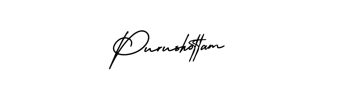 Make a beautiful signature design for name Purushottam. With this signature (AmerikaSignatureDemo-Regular) style, you can create a handwritten signature for free. Purushottam signature style 3 images and pictures png