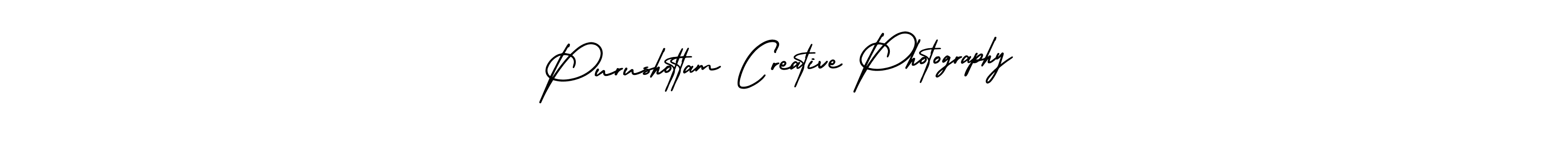 This is the best signature style for the Purushottam Creative Photography name. Also you like these signature font (AmerikaSignatureDemo-Regular). Mix name signature. Purushottam Creative Photography signature style 3 images and pictures png