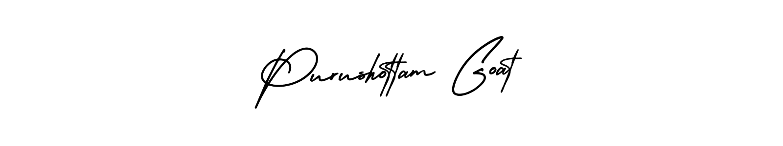 Similarly AmerikaSignatureDemo-Regular is the best handwritten signature design. Signature creator online .You can use it as an online autograph creator for name Purushottam Goat. Purushottam Goat signature style 3 images and pictures png