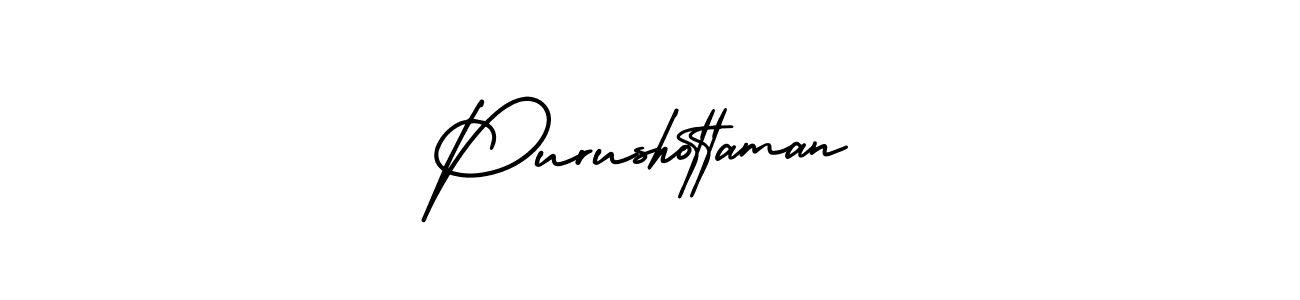 It looks lik you need a new signature style for name Purushottaman. Design unique handwritten (AmerikaSignatureDemo-Regular) signature with our free signature maker in just a few clicks. Purushottaman signature style 3 images and pictures png