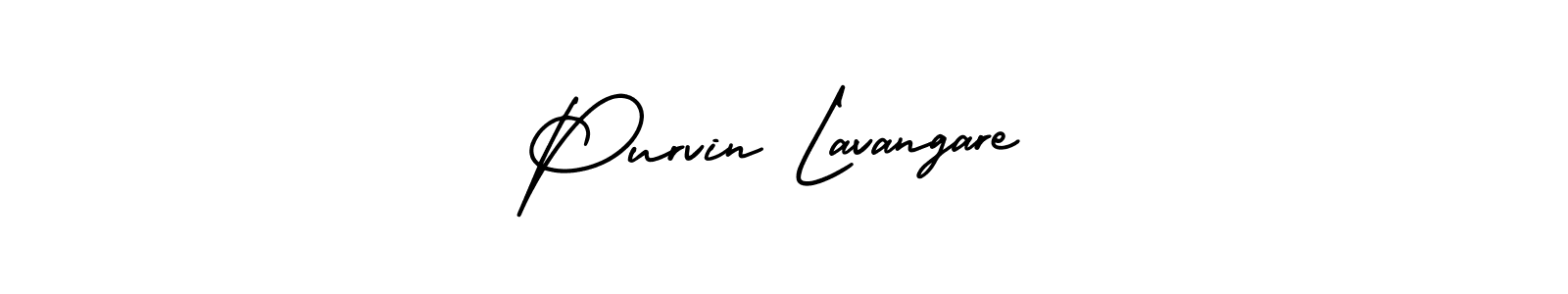 Also You can easily find your signature by using the search form. We will create Purvin Lavangare name handwritten signature images for you free of cost using AmerikaSignatureDemo-Regular sign style. Purvin Lavangare signature style 3 images and pictures png